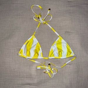 Wild fox Reversible Triangle Bikini Top